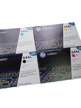 Genuine HP 644A Toner Set Q6460A Q6461A Q6462A Q6463A